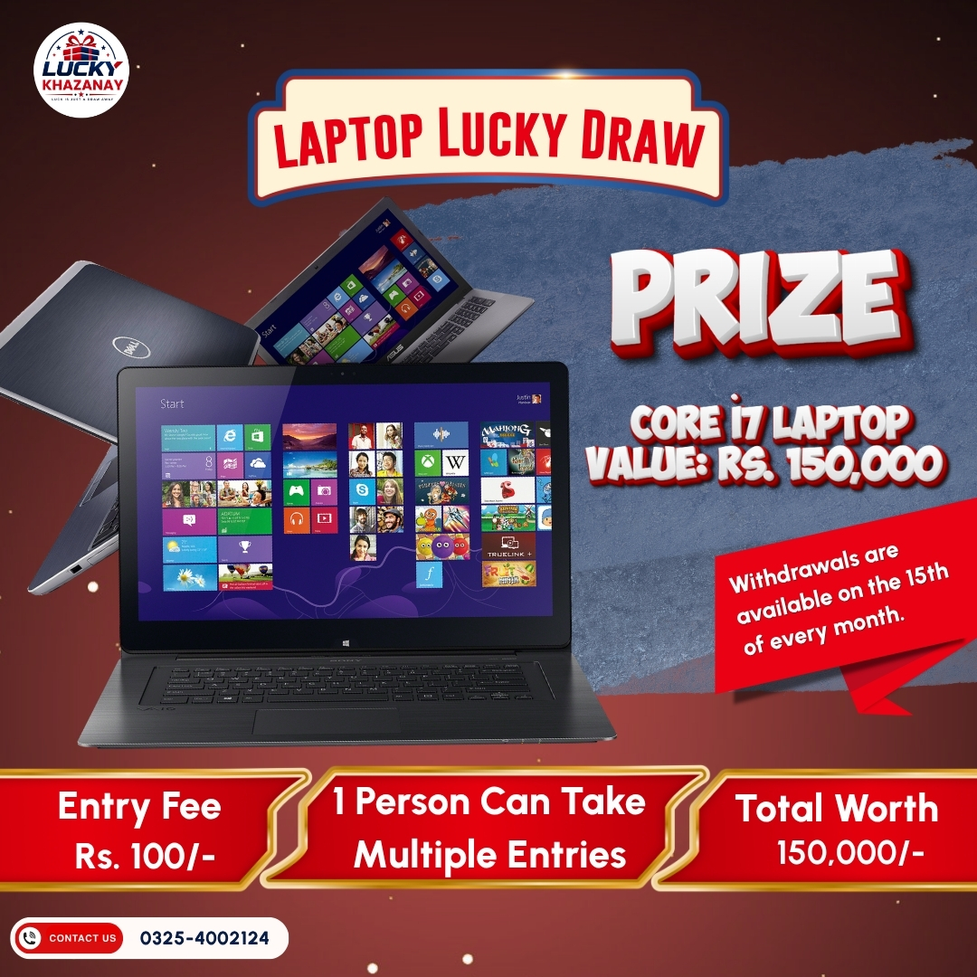 Laptop Lucky Draw